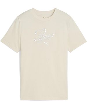 PUMA Ess Script T-shirt G - Wit