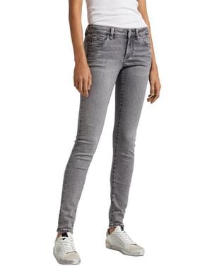Pepe Jeans Skinny vita bassa PL204583 - Grigio