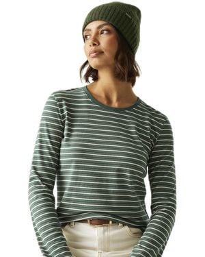 Regatta Shirt à ches Longues Federica pour - Vert