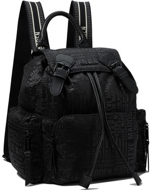 Steve Madden Bsolly Flap Backpack - Black