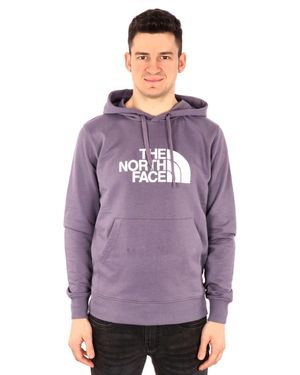 The North Face Felpa NF00A0TE-N14 in Cotone Garzata Viola