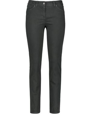 Gerry Weber , Best4Me, Jeans Hose Stretchdenim Black D 36 W 28 L 32 - Grau