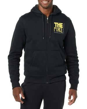 Amazon Essentials Disney | Marvel | Star Wars Felpe con cappuccio e zip intera foderate in pile Uomo - Blu