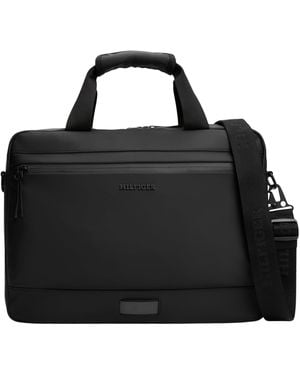 Tommy Hilfiger Th Tpu Computer Bag Am0am13499 Computer Bag - Black