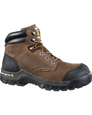Carhartt Inch Brown Rugged Flex Waterproof Boot - 11 Wide - Dark