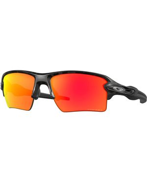 Oakley Oo9188 Sunglasses Bundle: Oo 9188 Flak 2.0 Xl 918886 Matte Black Camo And Small Red Leash Accessory Kit