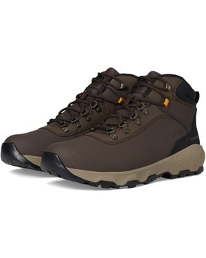 Columbia Newton Wander Leather Hiking Shoe - Black