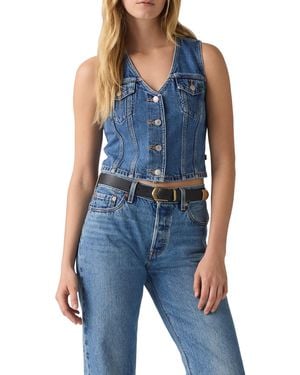 Levi's Bella Denim Corset T-shirt - Blue