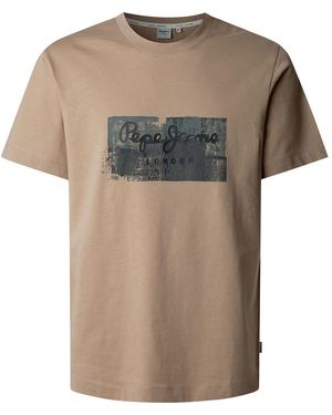 Pepe Jeans Dalter Tee T-Shirt - Natur