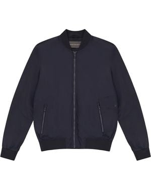 French Connection Baseball Tech Jacket Navy - Blue