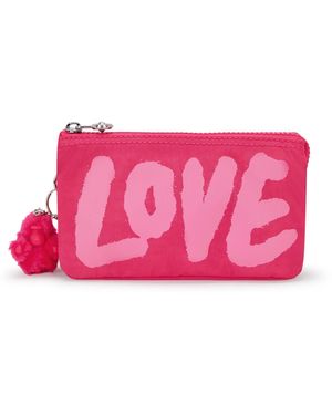 Kipling Creativity Grande pochette d'amour - Rose