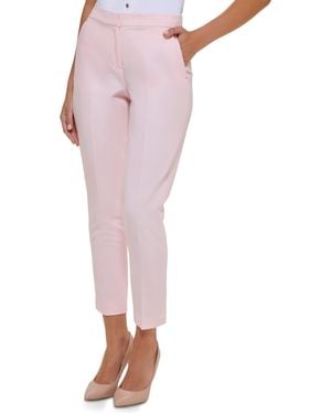 Tommy Hilfiger Sloane Elastic Waistback Ankle Pants (Ballerina 1) Casual Pants - Pink