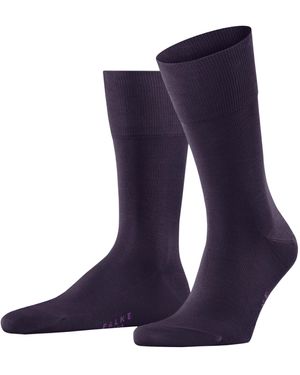 FALKE Socken Tiago M So nachhaltige Fil D'Ecosse Baumwolle einfarbig 1 Paar - Blau