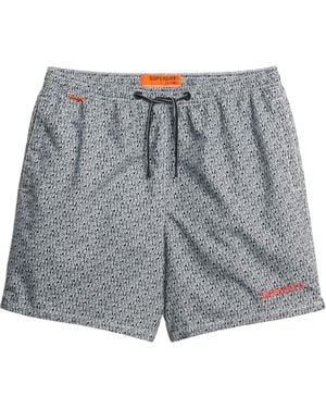 Superdry Aop 16 Swim Shorts - Grey