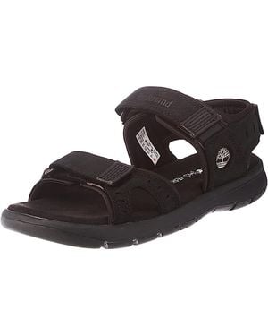 Timberland Governor's Island 3 Strap Sandalen - Zwart