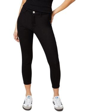 Dorothy Perkins Petite Skinny Ankle Grazer Jeans - Black