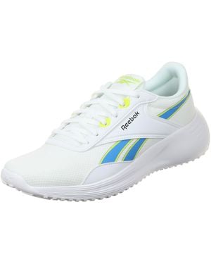 Reebok Lite 4 White/kineticblue/acid Yellow Male Running Shoes - Black