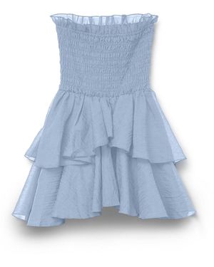 Vero Moda Female Kleid SNRUBY Kurzes Kleid - Blau