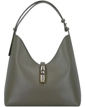 Furla Borsa a spalla Goccia Sage - Grigio