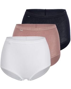 Sloggi Donna Basic+ Maxi C3P - Blu