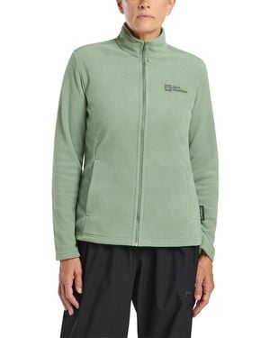 Jack Wolfskin Taunus Fz W Fleece Jacket - Green