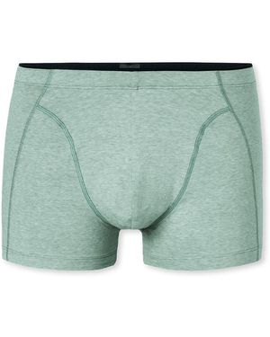 Schiesser 2 Pack Baumwolle Jersey weich Multipack-Jerseyboxer Boxershorts - Grün
