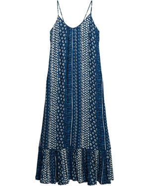 Superdry Maxi Strappy Beach Dress - Blue