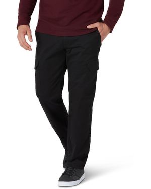 Lee Jeans Performance Series Extreme Comfort Twill Straight Fit Cargo Pant - Black