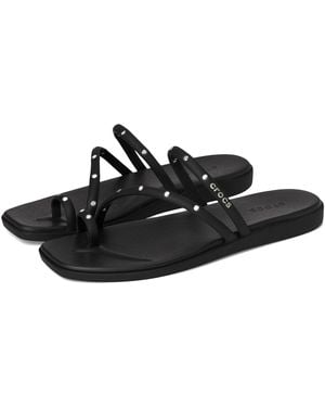 Crocs™ Sandal,miami Studded Toe Loop Sandal,black,8 Uk