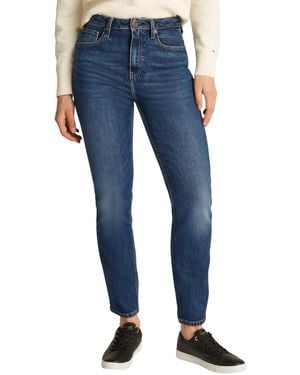 Tommy Hilfiger Slim Cigarette Hw A Ww0Ww43711 L/S Shirt - Blau