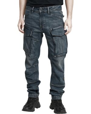 G-Star G-STAR Rovic Zip 3D Regular Tapered Denim Jeans - Blu