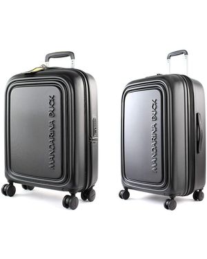 Mandarina Duck Logoduck + Trolley Cabin - Grigio
