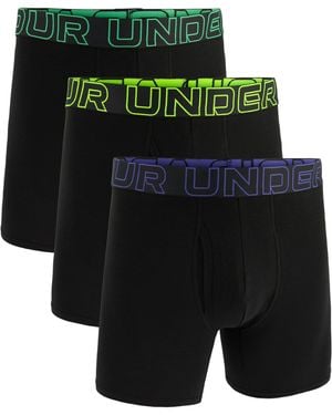 Under Armour 3-pack Performance Cotton Boxer Brief - Black