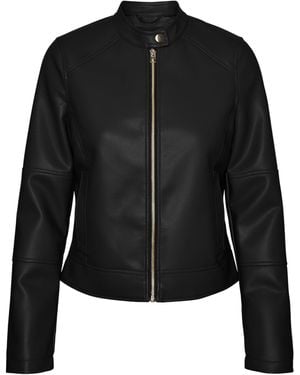 Vero Moda Vmdixiemaria Short Coated Jacket Ent Kurzjacke - Schwarz