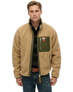 Superdry Veste rétro vintage M - Marron