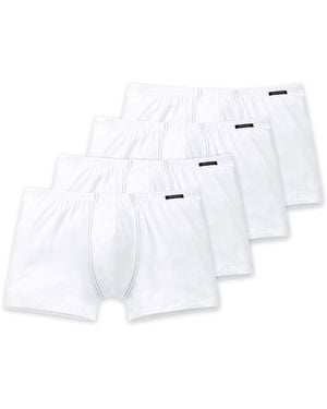Schiesser Herren Shorts Unterhose mit weichem Bündchen (2erPack) - Weiß