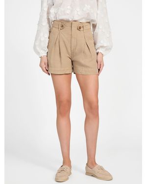 Guess JEANS PANTALONE SHORT DONNA BEIGE - Neutro