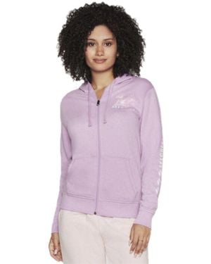 Skechers Skech-sweatscostal Outline Sudadera con Capucha - Morado
