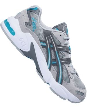 Asics Tiger Gel-kayano 5 Shoes Mid Grey/steel Grey - Blue