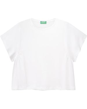 Benetton 3u53d109u T-Shirt - Weiß