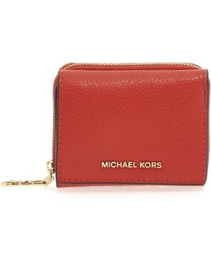 Michael Kors Sm Trifold Za Wallet - Rood