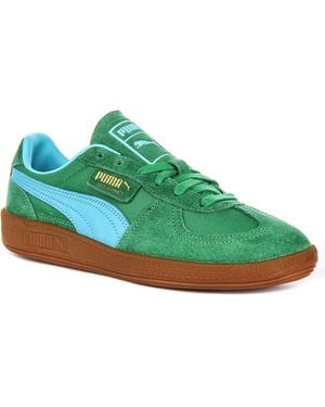 PUMA Palermo Vintage Sneakers Voor - Groen