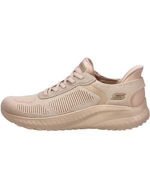 Skechers Hands Free Slip-ins: Bobs Sport Squad Chaos-Current Muse Sneaker - Natur