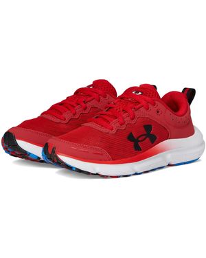 Under Armour Sneaker unisex Grade School Assert 10, - Rosso