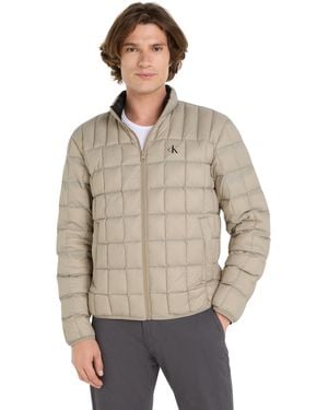 Calvin Klein Ultra Light Down Jacket Down Jackets Grey - Natural