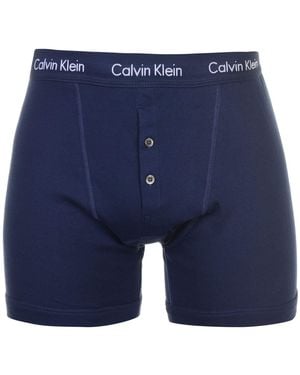 Calvin Klein Underwear Short U3009A / Refreshed Grey Box Program BTN Fly Boxer Brief - Blau