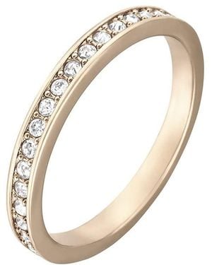Swarovski Anello da donna in metallo con cristalli 32003511 - Bianco