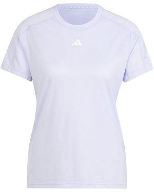 adidas Aeroready Train Essentials Minimal Branding Crewneck Tee - Wit