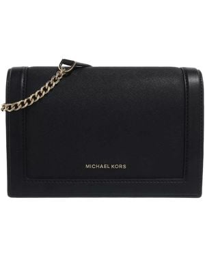 Michael Kors Borsa a tracolla media convertibile con logo by - Nero
