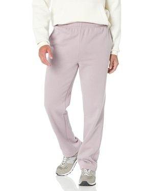Amazon Essentials Fleece-Jogginghose mit offenem Saum - Pink